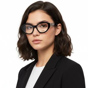 생로랑  안경테 SL M60 OPT 001_N 캣츠아이 뿔테  안경