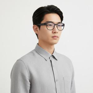 생로랑  안경테 SL M46 001 스퀘어 메탈   안경