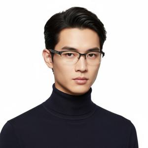 구찌  안경테 GG0828O 001 스퀘어 반무테 메탈   안경