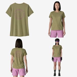 [파타고니아][26SS]우먼즈 캐필린 쿨 데일리 셔츠   스포크 스텐실(45492R5)