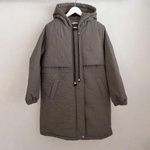 [강물처럼]아이우먼 밍크털본딩누비후드패딩 BNQ390M312 빅사이