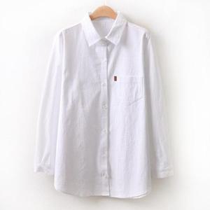 [강물처럼]아이우먼 코튼베이직포켓남방 MN8824M312 빅사이즈 (1