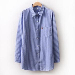 [강물처럼]아이우먼 베이직줄지남방 MN8825M312 빅사이즈 (12200