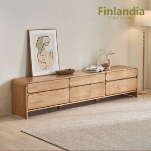 핀란디아 에스딴데 2230 원목 거실장[오일/오크]