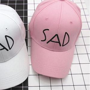 야구모자 볼캡 SAD 핑크 캡모자 남자모자 여자모자