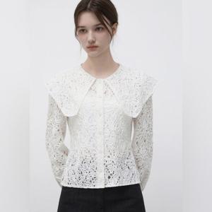 잇미샤 레이스 세일러 카라 블라우스 ITQ4WBL770