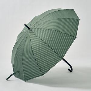 [모던하우스] 튼튼한 12K 스트라이프 장우산 딥그린