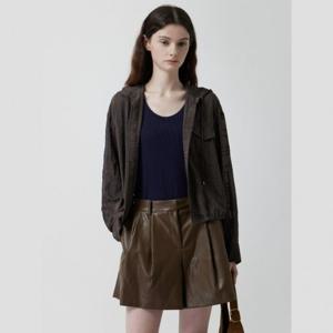 [쥬크]체크 후드 블라우스  Z253MSC025