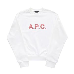 아페쎄 COEIP F27887 TAB BLANC/ROUGE 패티 반다나 여성 맨투맨