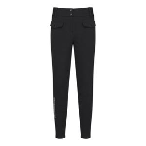 파리게이츠골프바지 NQC 521C3PF357_BK 여성 로고 프린트 슬림핏 팬츠