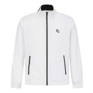 파리게이츠골프자켓 NQC 512D1JP921_WH [24 SPRING] 남성 밴딩넥 로고 집업 점퍼