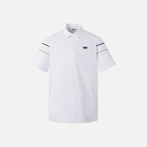 PXG골프반팔티 JQJ PJMCM2235-01 여름 컬러 라인 포인트 타공 카라 숏 슬리브 티셔츠