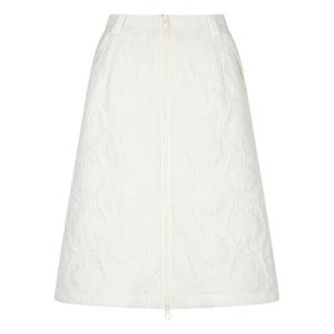 M 핑골프스커트 NQC 121D4PC482_IV 여성 로고 퀼팅 패딩 지퍼 큐롯 스커트