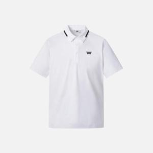 PXG골프반팔티 JQJ PJMPM2233-01 여름 라인 포인트 타공 카라 숏 슬리브 티셔츠