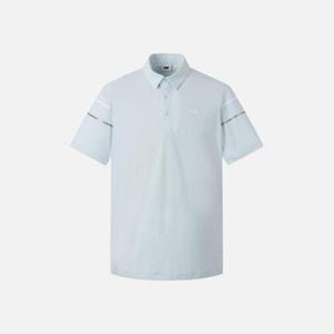 PXG골프반팔티 JQJ PJMCM2235-95 여름 컬러 라인 포인트 타공 카라 숏 슬리브 티셔츠