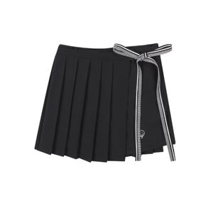골피아 HSAWS1012 헤일리골프 여성 탈부착 랩 플리츠 스커트형 반바지