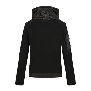 M 핑골프자켓 NQC 121D4SR751_BK 여성 우븐 믹스 방풍 후드 긴팔 니트