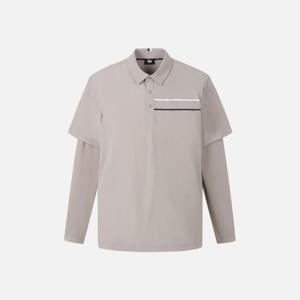 PXG골프긴팔 JQJ PJMPM2112-05 여름 쿨 슬리브 레이어드 카라 롱 슬리브 티셔츠