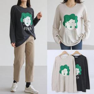 [강물처럼]위쉬몰 LY 보니페이스앙고라긴팔티(T691H503) 빅사이