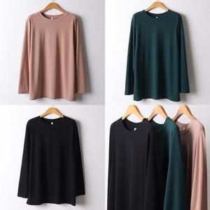 [강물처럼]위쉬몰 MN 절개라인라운드티셔츠(F498H503) 빅사이즈