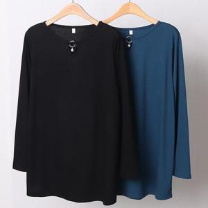 [강물처럼]위쉬몰 MN 진주오링플레어긴팔티(D132H503) 빅사이즈