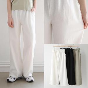 [강물처럼]위쉬몰 LY 브릿지린넨일자밴딩팬츠(Q995H503) 빅사이