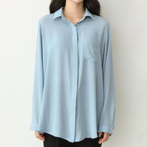 [강물처럼]아이우먼 스카이쉬폰블라우스 IRC871M503 빅사이즈 (3