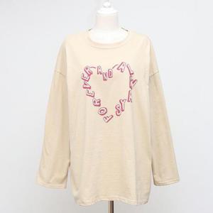 [강물처럼]아이우먼 얼웨이즈프린팅긴팔티 LYP046M503 빅사이즈