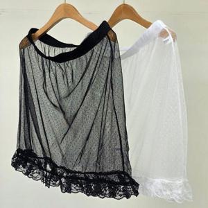 [강물처럼]빅사이즈레이어드스커트 U062L503 블라썸레이스미니스