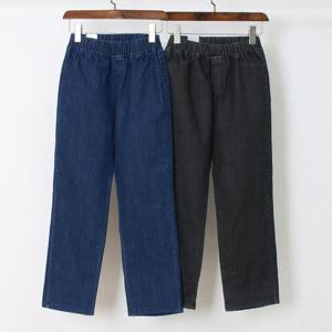 [강물처럼]빅사이즈청바지 P206L503 베이직일자데님팬츠 LO (323