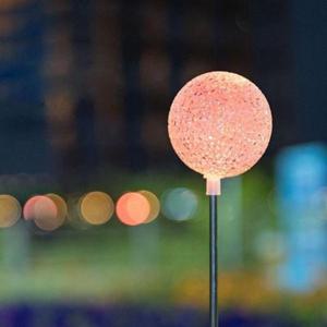 led가로등 Coms 태양광 LED 정원등 White 스노우볼 야외조명