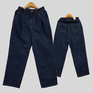 [강물처럼]빅사이즈청바지 U026L503 노드데님밴드일자팬츠 LO (3