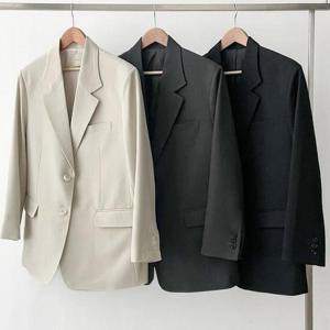 [강물처럼]빅사이즈기본재킷 U035L503 살롱테일러드싱글자켓 RD