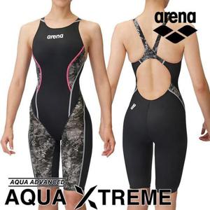 [리디아넬]아레나 수입 여자 경기용 반전신 수영복 5부 J553654