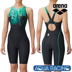 [리디아넬]아레나 수입 여자 경기용 반전신 수영복 5부 J553632