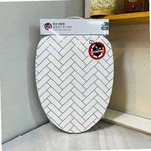 얼라이브즈 헤링본 항균 슬림하드 변기 커버 변기뚜껑