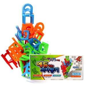 의자쌓기블럭 에듀 의자쌓기 복불복 게임 실내 단체 놀이 24p