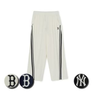 MLB 공용 스몰로고 쿨링 와이드 트랙 팬츠 (3APTB0563)