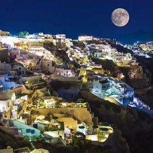 취미퍼즐 1000조각 직소퍼즐 - 산토리니의 황홀한 야경 (야광)