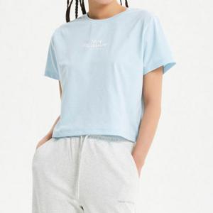 뉴발란스반팔티 OQK NBNEE2W452-51 WOMEN 프로즌 세미크롭 스트링 반팔티 SEMI-OVER FIT