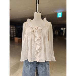 [랩]RN핀턱프릴 블라우스(AS7XB176)