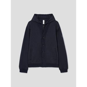 [LANSMERE] DUNO 후디 라이닝 코튼 카디건 - 네이비 (LA635ADN2R)