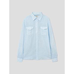 [LANSMERE] ALTEA 퓨어 린넨 셔츠 - 스카이 블루 (LA6464A03Q)