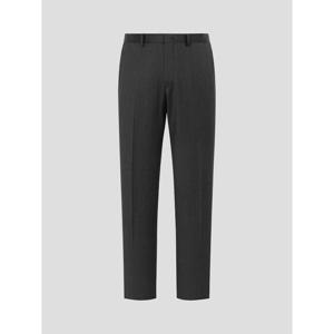 [로가디스] 울 스트레치 솔리드 레귤러 핏 수트 팬츠 - 그레이 (RX6102P013)