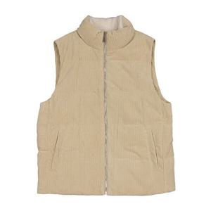 [이카룩][이카룩] 남성 코듀로이 다운 패딩 베스트 점퍼 AJP106