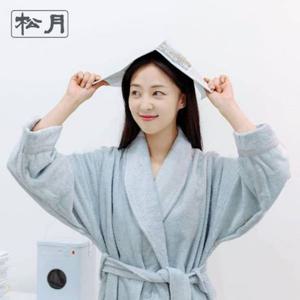 송월 격자 가운