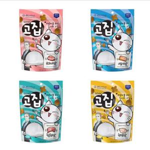 고양이 간식 고집 소고기/연어/참치/치킨맛 60g 고양이 간식