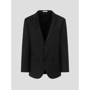 [로가디스] 울 스트레치 솔리드 루즈 핏 수트 재킷 - 블랙 (RX6101N015)