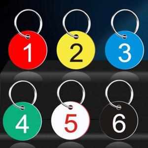 번호표키링 숫자 열쇠고리 번호판 키링 1-50 세트 M13027