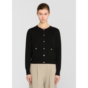 [쉬즈미스]글리터 포켓 라운드넥 가디건 SSKCDP11010